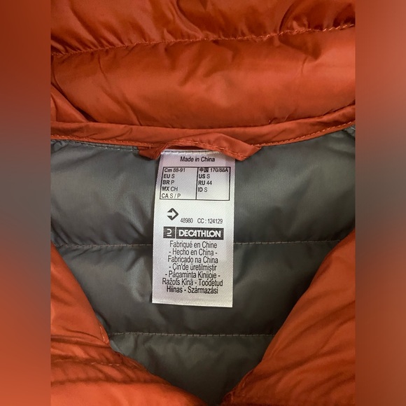 Decathalon Mens Forclaz MT100 Down Hoody Jacket Small - Picture 5 of 14